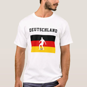 T-shirt Football Sport Fan Allemagne Drapeau allemand