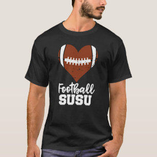 T-shirt Football Susu Football Heart Grandma Susu
