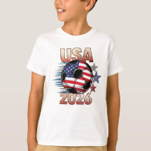 Football USA avec Étoiles Rouge Blanc Bleu 2026 po