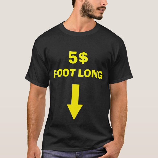 T-shirt Footlong de souterrain (Devant)