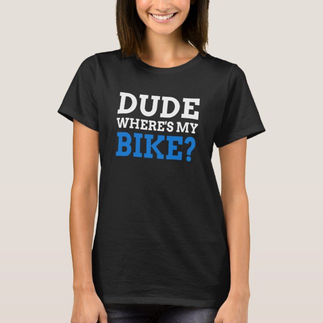 T-shirt For A Cyclist & Mountain Biker (Devant)