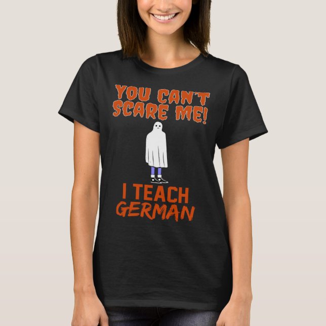 T-shirt for German Teachers Halloween (Devant)