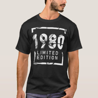 T-shirt for Men and Women Born in 1980
