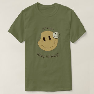 T-Shirt for men Keep Smiling graphic T-shirts 