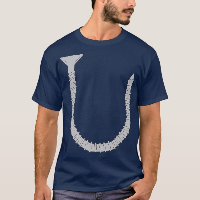 T-shirt Forage de la maison U à vis amusant (Devant)