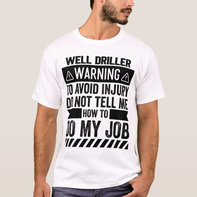 T-shirt Forage de puits (Devant)