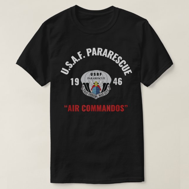 T-shirt Force aérienne Pararescue PJ T Shirt (Design devant)