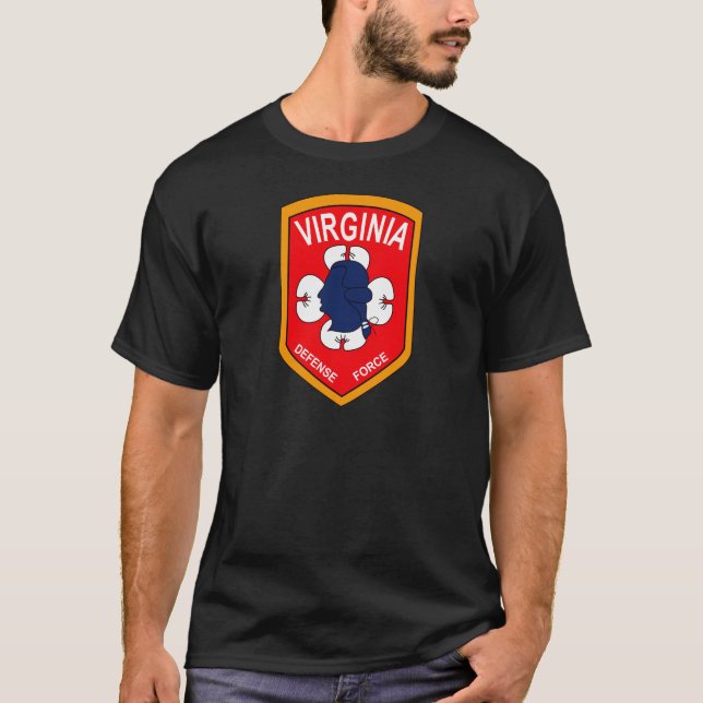 T-shirt Force de défense de la Virginie - Echo Company (Devant)