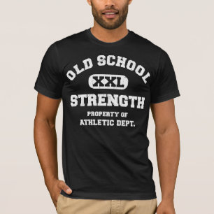 T-shirt Force de vieille école collégiale