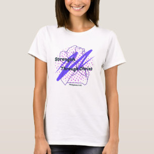 T-shirt Force par le Christ   Athlètes chrétiens   Femme