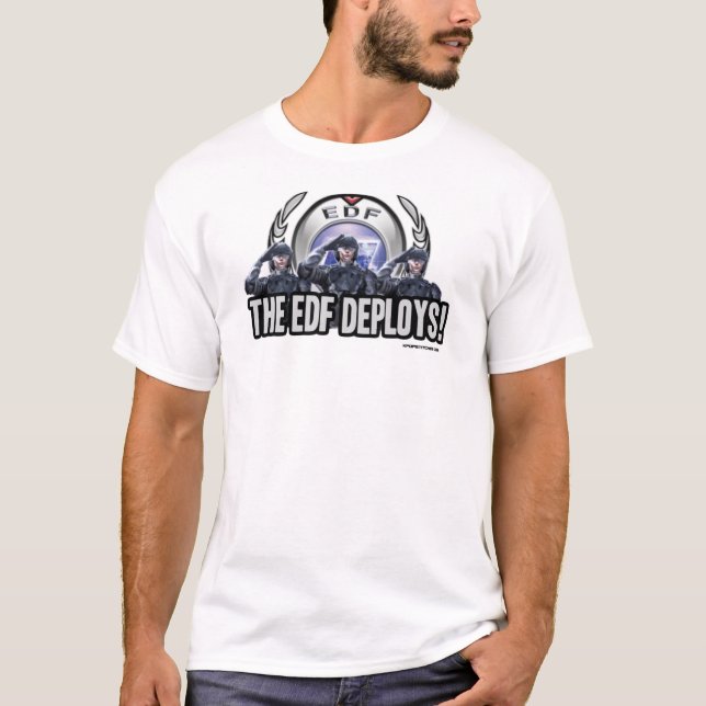 T-shirt Force terrestre de défense L'EDF déploie ! T essen (Devant)