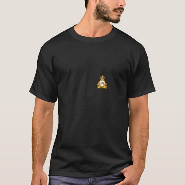 T-shirt Forces armées militaires canadiennes Vétéran Long  (Devant)