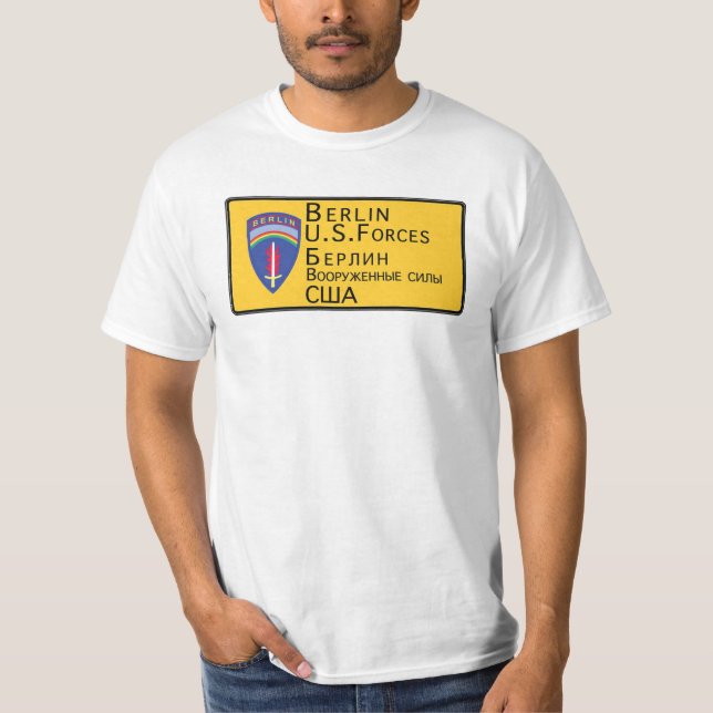 T-shirt Forces de Berlin USA (Devant)