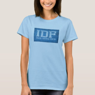 T-shirt Forces de défense de film encreur Israël