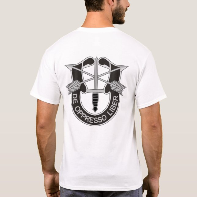 T-shirt Forces spéciales SF De Oppresso Liber (Dos)