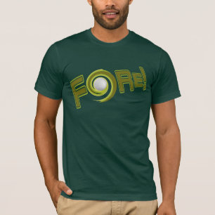 T-shirt FORE! chemise de golf personnalisée - choisir styl