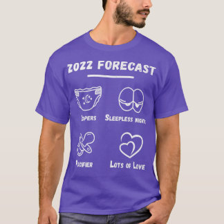 T-shirt Forecasts 2022 Future Mom and Dad pregnancy announ