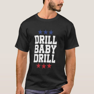 T-shirt Forer Bébé Forer Drapeau Américain Plateforme Pétr