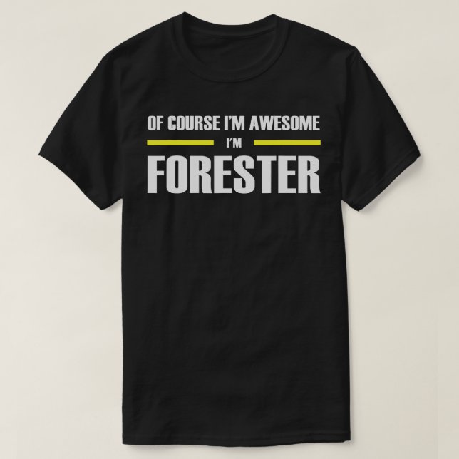 T-shirt Forester génial (Design devant)