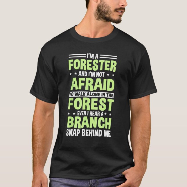 T-shirt Forester Tree Farmer Arboriculturist Lumberman For (Devant)