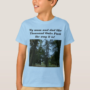 T-shirt Forêt à feuillage persistant et ma mère et mon