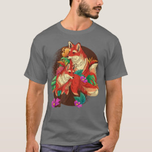 T-shirt Forêt Amoureux des animaux Nature Foes Fleur Flora