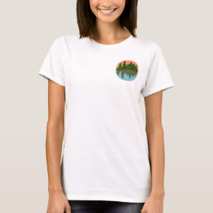 T-shirt Forêt Coucher Nature Pins Arbres