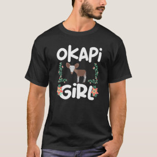T-shirt Forêt d'animaux rares Zèbre Giraffe Okapi Animal