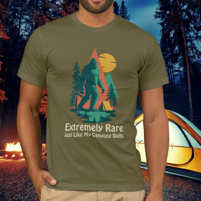 T-shirt Forêt de camping BigFoot Montagnes Drôle Personnal (Créateur téléchargé)