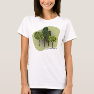 T-shirt Forêt de la chemise des femmes d'Accidentals