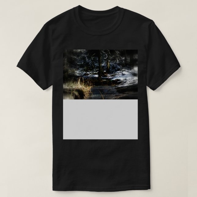 T-shirt forêt de l'Oregon enneigée Fox Creek 2 (Design devant)