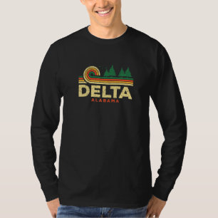 T-shirt Forêt Delta à feuillage persistant Sunset Alabama