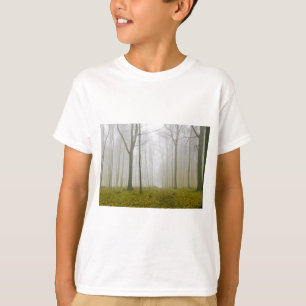 T-shirt Forêt d'Imaginaires avec brouillard et feuillage j