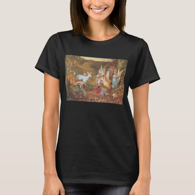 T-shirt Forêt enchantée par l'artiste John Anster Fitzgera (Devant)