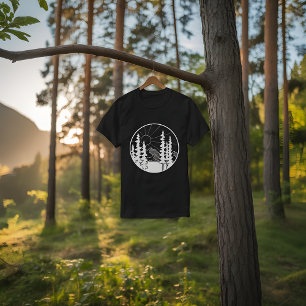 T-shirt Forêt Florale Arbre Arbre Aimant Forêt Arbre