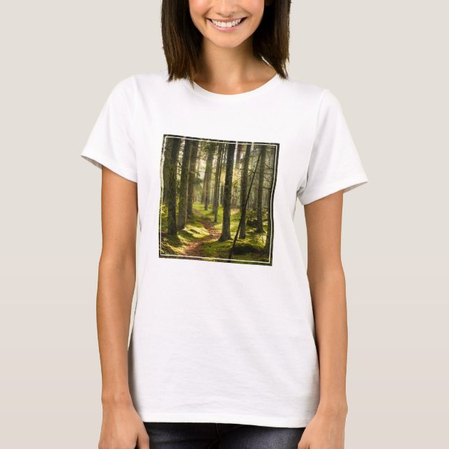 T-shirt Forêt | Forêt boréale Suède (Devant)