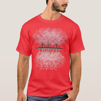 T-shirt Forêt Japon Fleur japonaise Fleur Cherche Blossom