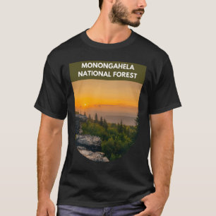 T-shirt Forêt nationale de Monongahela - Lever du soleil -