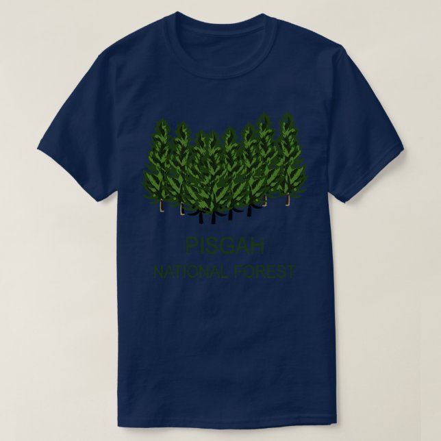 T-shirt Forêt nationale de Pisgah 9 (Design devant)