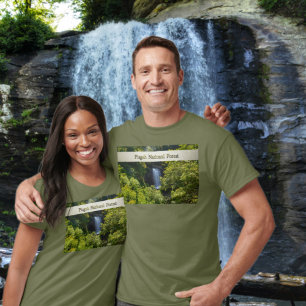 T-shirt Forêt nationale de Pisgah Caroline du Nord Photogr