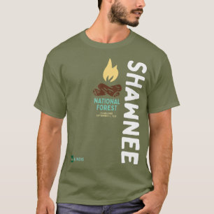 T-shirt Forêt nationale de Shawnee Illinois vertical