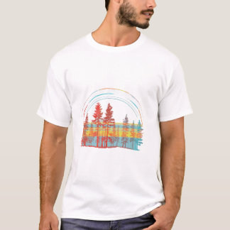 T-shirt Forêt naturelle des arbres Mounta