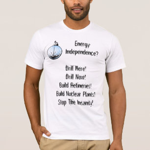 T-shirt Foret pour le pétrole des États-Unis maintenant