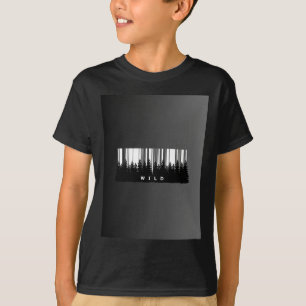T-shirt "Forêt sauvage de codes à barres"