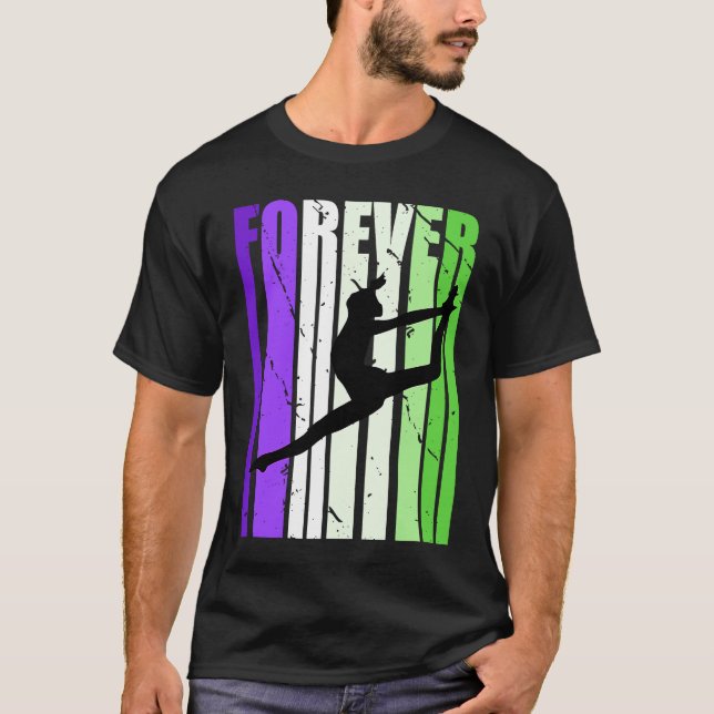 T-shirt Forever Dance Pretty Player Team Coach Coaching Co (Devant)