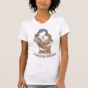 T-shirt Forever Mama Conception Florale de Maternité Per