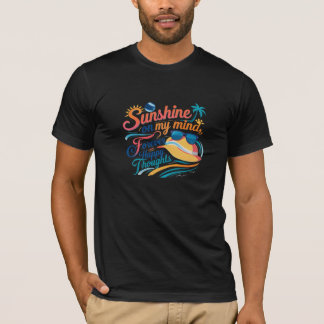 T-shirt Forever Sunshine – Vibes Rétro d'Été Bella+Canvas