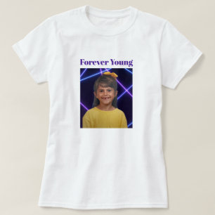 T-shirt Forever Young photo Vintage Fun
