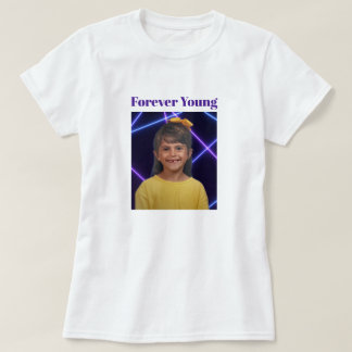 T-shirt Forever Young photo Vintage Fun