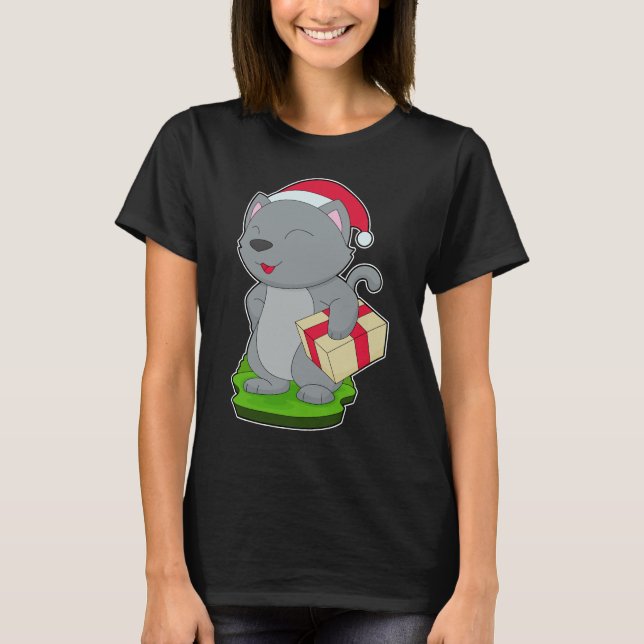 T-shirt Forfait Cat Christmas (Devant)